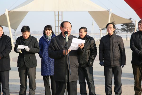 姜广信会长讲话宣布活动启动